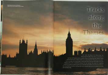 Westminster Big Ben sunset London River Thames England